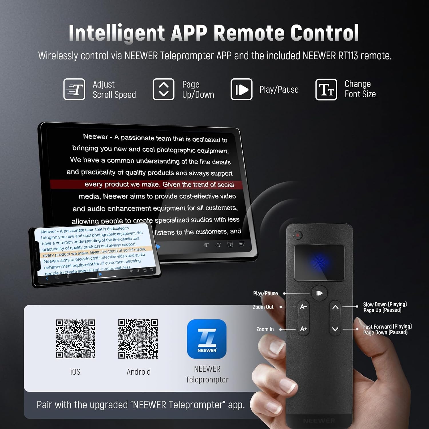 Neewer C12 Modular Teleprompter